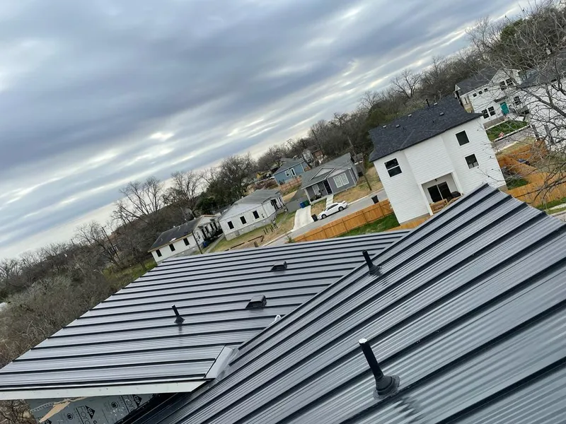 Standing seam metal roof panels with vents for Skylight Repair in Umatilla